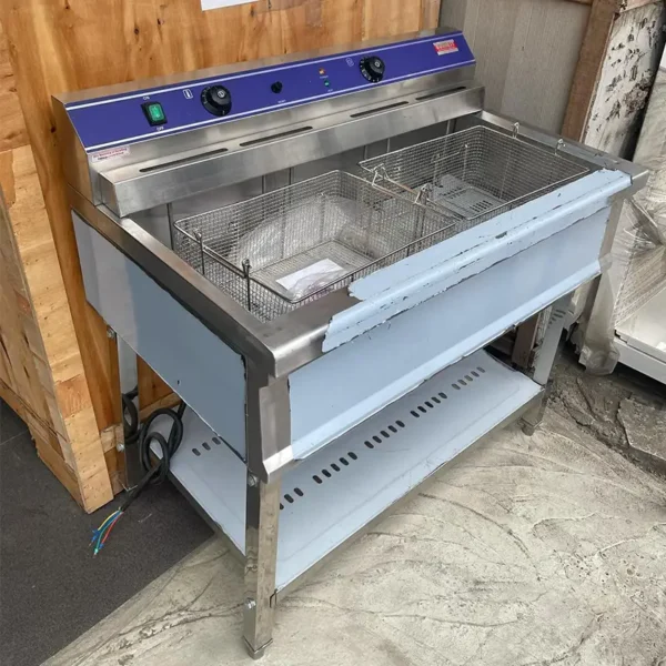 Commercial Standing Deep Fryer 2-Basket